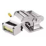 Maquina Ravióli Massa Macarrão Talharim Inox Manual 4x1 Top