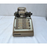 Máquina Registradora Calculadora Burroughs Antiga No Estado