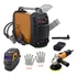 Máquina Solda Inversora 200a Bivolt +esmerilhadeira +máscara Cor Laranja Esmerilhadeira 220v