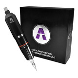 Maquina Tatuagem Pen Aston Machine Folon Tattoo Universal Cor Preto