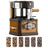 Máquina Torradora De Grãos De Café 700w Para Uso Doméstico 3 Modos De Cozimento 8 Níveis De Cozimento Removedor De Fumaça Embutido Sistema De Separação De Casca De Feijão A