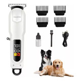 Máquina Tosa Profissional Pet Cães Gatos Digital Sem Fio