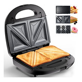 Máquina Waffle 3 In 1 Donuts Sanduicheira Antiaderente 110v
