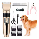 Maquininha Pet Tosa Aparador Recarregável Cachorro Cão Dog