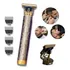 Maquininha Profissional De Cortar Aparar Barba Cabelo Pelo Cor Dourado 110v/220v