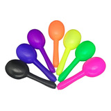 Maraca De Plástico Coloridas Kit Com 10 Unidades Chocalho Cor Sortido