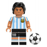 Maradona Argentina Seleção Coleção Copa Mundo Boneco Blocos