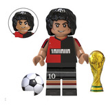 Maradona Argentina Seleção Coleção Copa Mundo Boneco Blocos