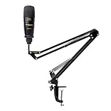 Marantz Professional Kit Pro Complete Podcast Microfone Condensador USB De Estúdio Interface De áudio Suporte De Transmissão Totalmente Ajustável E Cabo USB Pod Pack 1
