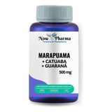 Marapuama Catuaba Guarana 500mg 120 Cáps Now Pharma