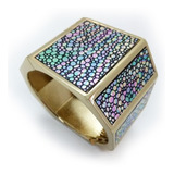 Maravilhoso Bracelete Rainbow Dourado