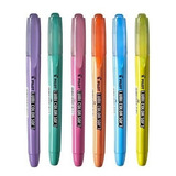 Marca Texto Pilot Lumi Color Pastel 200sl Kit C 6 Cores