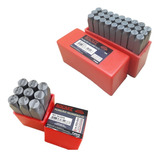 Marcador Alfabeto E Números 8mm Pino Punção Marcação Metal