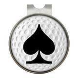 Marcador De Bola De Golfe Green Marker Naipe De Espadas