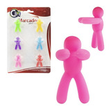 Marcador De Copos Taças Vinho Silicone Sortidas Kit 12 Unid