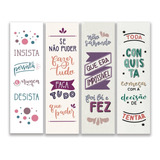 Marcador De Livro Página Com Frase Motivacional 100 Uni
