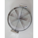 Marcador E Cortador Torta E Pudim 20 Cm 8 Pedaços Em Inox