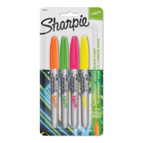 Marcador Fluorescente Permanente Sharpie