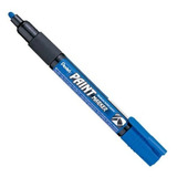 Marcador Industrial Pentel Paint Marker A Base De Oleo Mmp20 Cor Azul Média