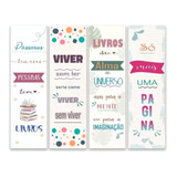 Marcador Livro Página Frase Motivacional 500 Personalizados