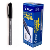 Marcador P Retroprojetor Pilot 2 0 Preto Cx C 12