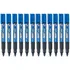 Marcador Permanente Pentel Mmp20 De Ponta Redonda Azul X Unidade