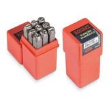 Marcador Punção Numérico 6 Mm Jogo Com 9 Peças Rocast