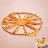 Marcador Redondo Para Fatias De Bolo E Fatiador De Torta Divisor De Bolo Cortador De Cheesecake 10 Ou 12 Fatias Marcador De Porção De Bolo De Dupla Face Funciona Para Bolos De 25 Cm De Diâmetro