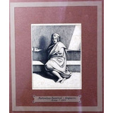 Marcantonio Gravura Metal Renascimento Chancelada Circa 1500