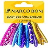 Marco Boni Kit Elásticos Para Cabelo Colors Fashion 8210 Cores Sortidas 12 Unidades