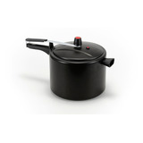 Marcolar Panela De Pressão 10 Lts Antiaderente Não Gruda Industrial Cor Preto