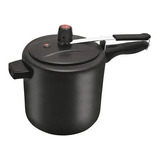Marcolar Panela De Pressão 10 Lts Antiaderente Não Gruda Industrial Cor Preto