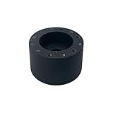 MARINE CITY Adaptador De Cubo De Volante Preto - Alumínio De Dupla Finalidade- Ajuste De Eixo 3-4- Ideal Para Barcos- Carros E Fuzileiros Navais