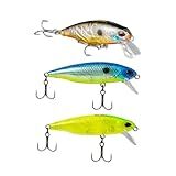 Marine Sports  Kit 3 Iscas Artificiais Pesca Meia Água Marine Sports Bay Hunter Minnow 70 7cm 7g Cor Kit 2