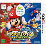 Mario & Sonic Olimpiadas Rio 2016 - Midia Fisica Lacrado 3ds