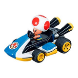 Mario Kart De Fricçao Pull Speed Toad Miniatura 1/43