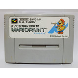 Mario Paint Cartucho Jogo Original Japonês Snes Famicon