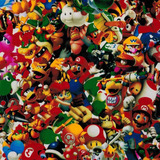 Mário Wii Película Wtp Pintura Hidrográfica Her-107