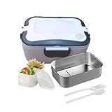 Marmita Elétrica Bivolt 4 Voltagens 110 220 DC 12 24V 1 5 Litros Aquecedor De Alimentos 60W Branca