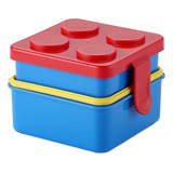 Marmita Lancheira Infantil Lego Potes Plásticos Empilháveis