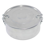 Marmita Pequena Redonda Mini Lembrançinhas Em Aluminio N 10 Cor Prateado