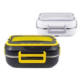 Marmita Térmica Elétrica Portátil Inox Bivolt Casa E Veiculo Cor Azul amarelo 127 220v