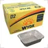 Marmitex Alumínio D2 Wyda 1 000ml Retang  C  Tampa Cx100un