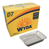 Marmitex Alumínio D7 Wyda 750ml Retangular C Tampa Cx100un