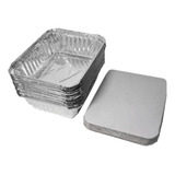 Marmitex Aluminio Retangular 220ml