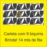 Marquinha Kit 9 Biquini Adesivo Bronzeamento Natural fita