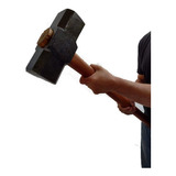 Marreta 10 Kg Aço Forjado Com Cabo De Madeira