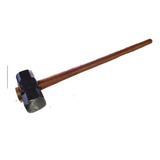 Marreta De Aço Forjado 5kg Com Cabo Longo De Madeira