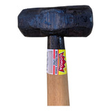 Marreta Oitavada 2 000kg Forjado Com Cabo Madeira Top Coroa