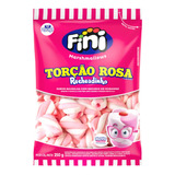 Marshmallows Torção Rosa Recheado 250g Fini